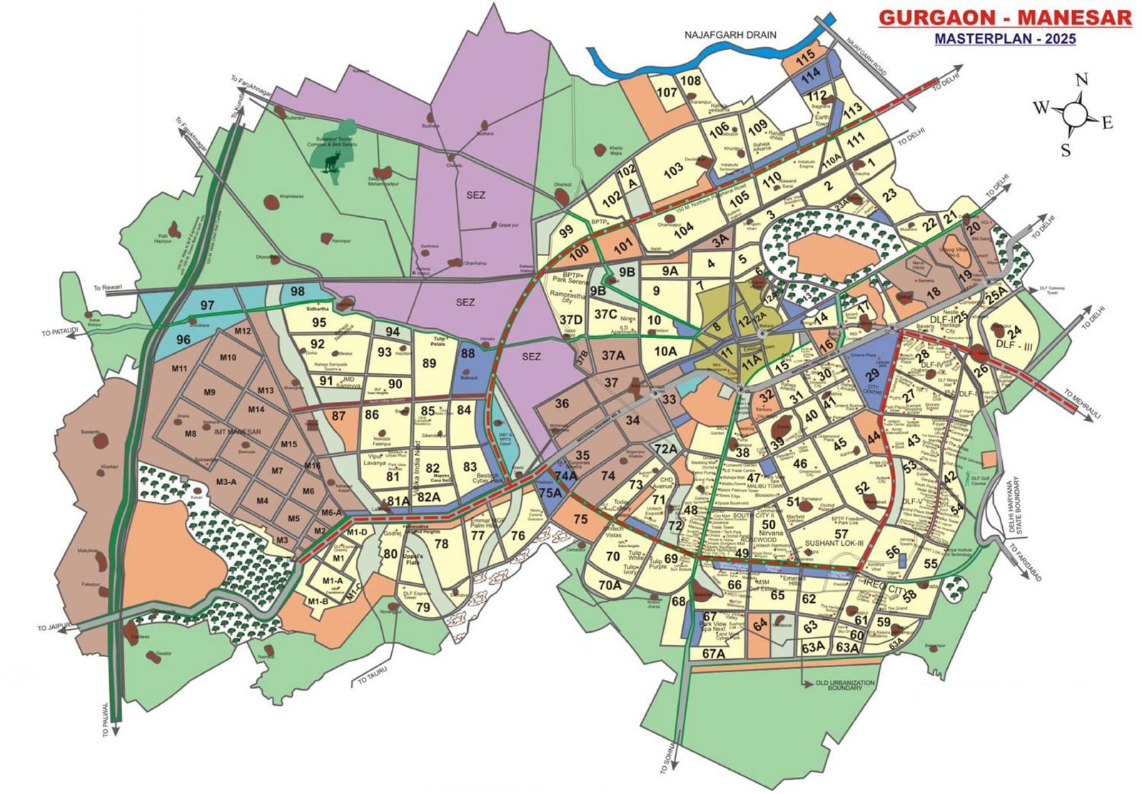 Dwarka-Expressway-Gurugram-Map